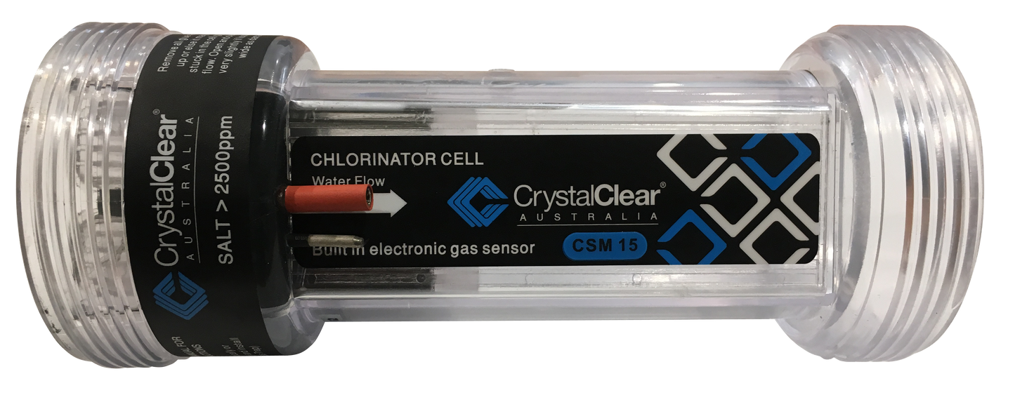 Crystal CSM15 RP Replacement Salt Cell Electrode ƒ?? 2 Year Warranty - Pro Pool Parts
