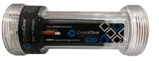 Crystal CSM35 RP Replacement Salt Cell Electrode Commercial – 2 Year Warranty - Pro Pool Parts