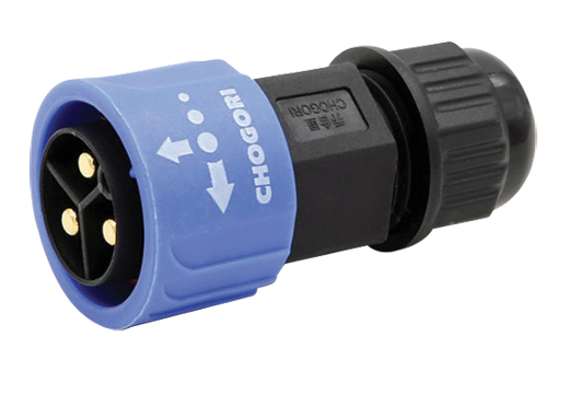 Aquajoy G-Series Cell Large Plug (BLACK & BLUE) - Pro Pool Parts